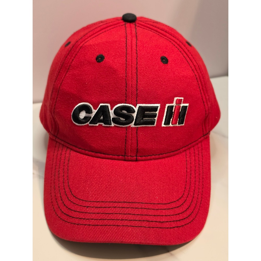 Case IH Agriculture Red Embroidered Baseball Cap Adjustable‎ Hat CNH America LLC